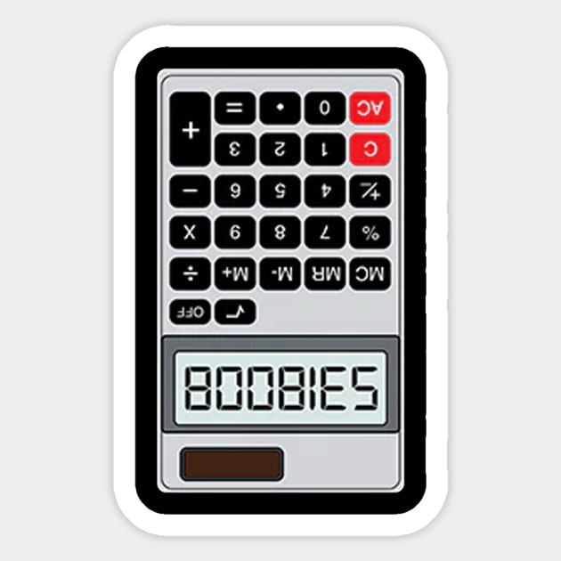 Boobies Calculator Sticker by Quests ★★★★★